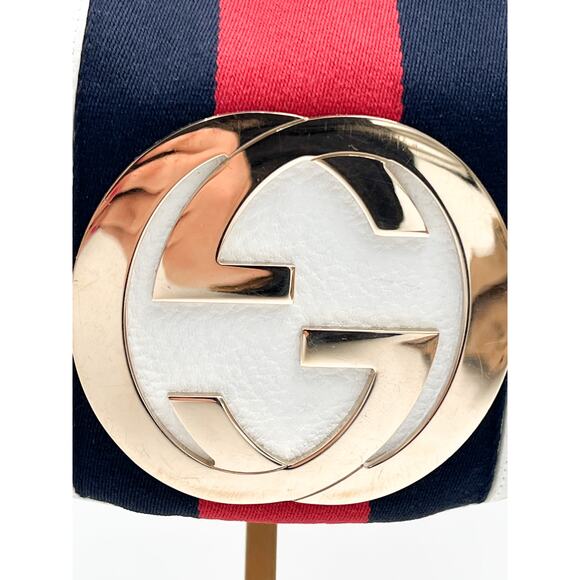 Gucci Blondie White Calfskin Leather Mini Hobo Shoulder Bag - Picture 5 of 13